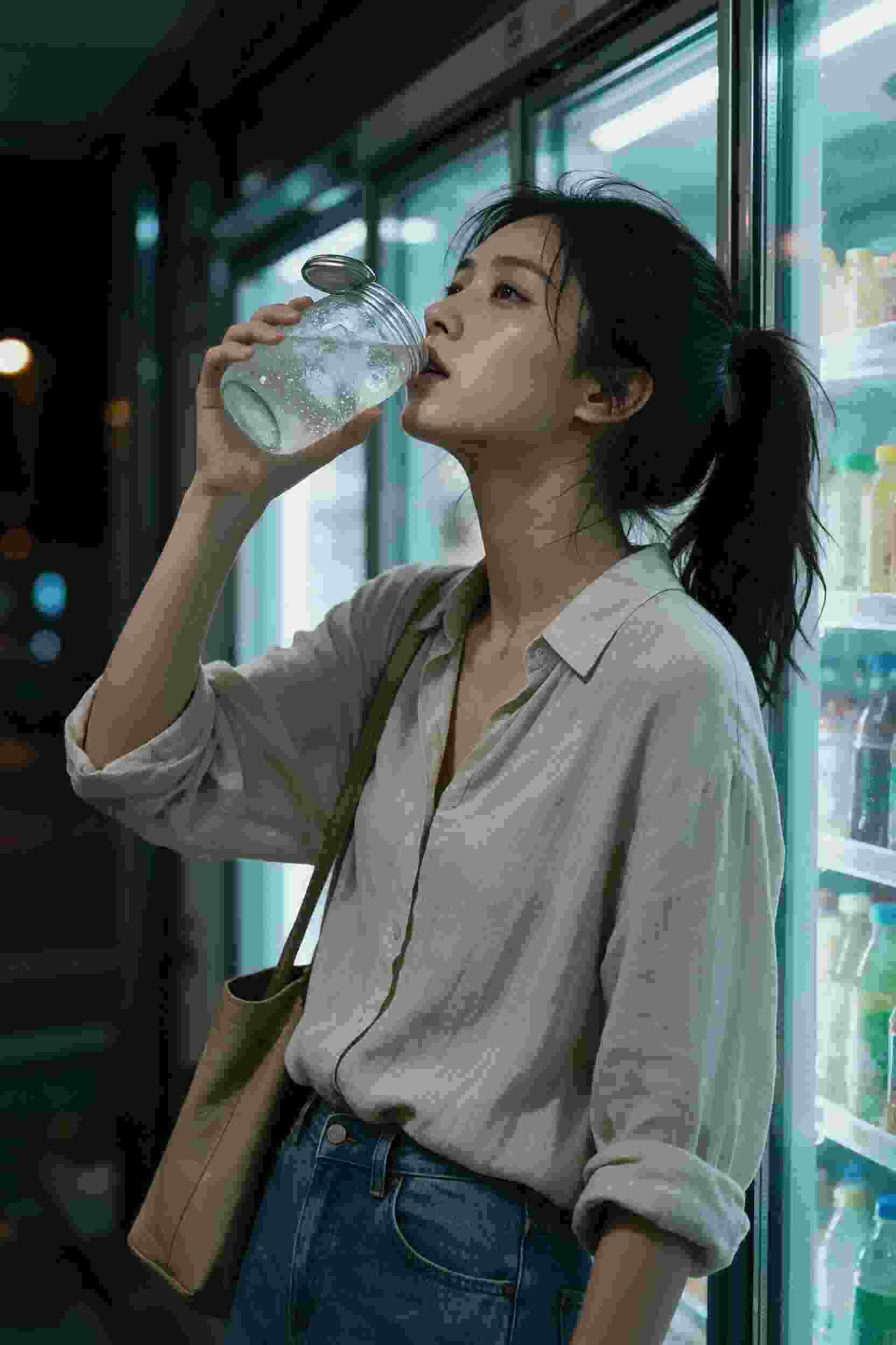 月下微笑